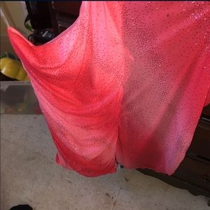 Pink glittering dress